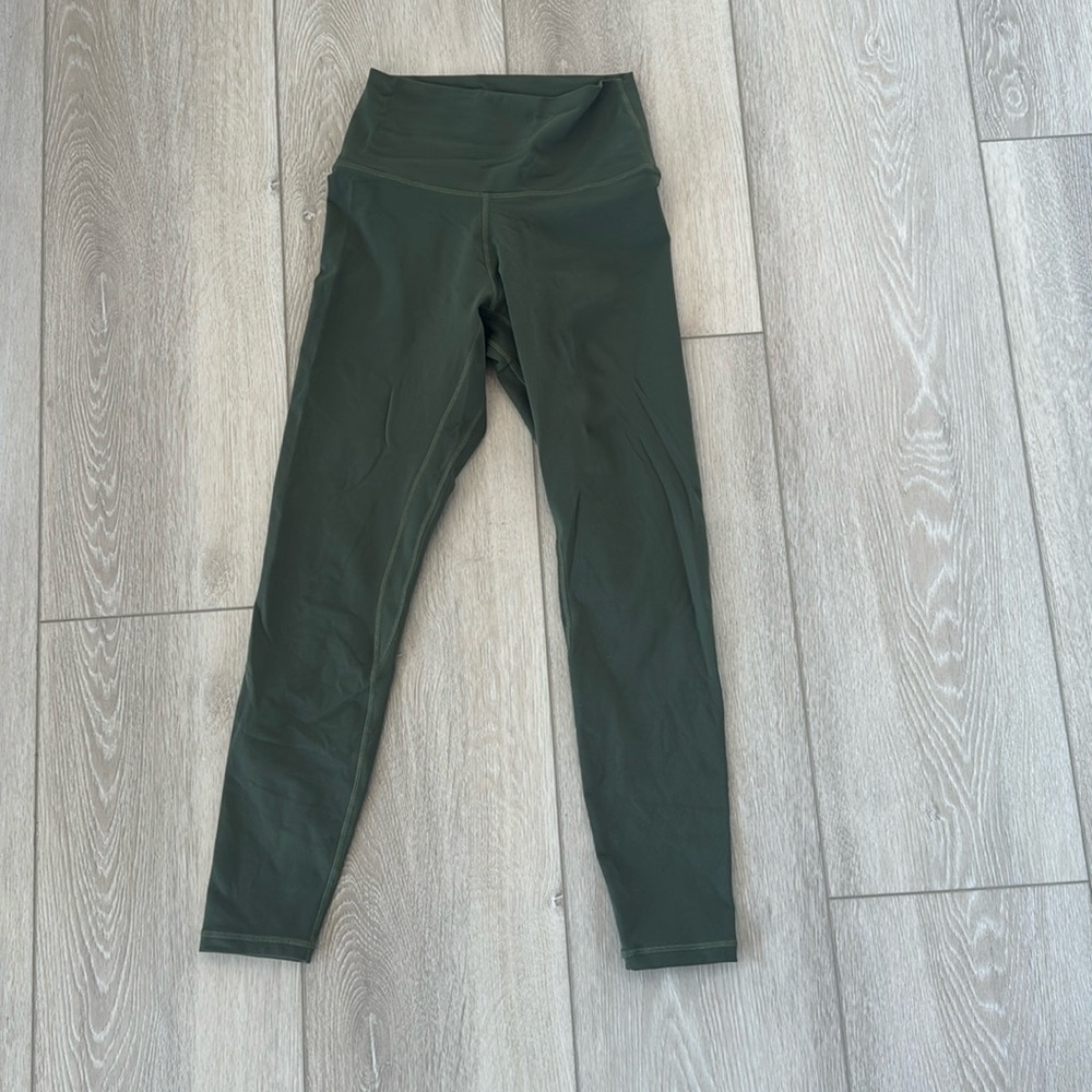 Army green YUNOGA leggings